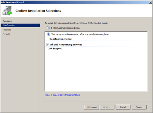 Install